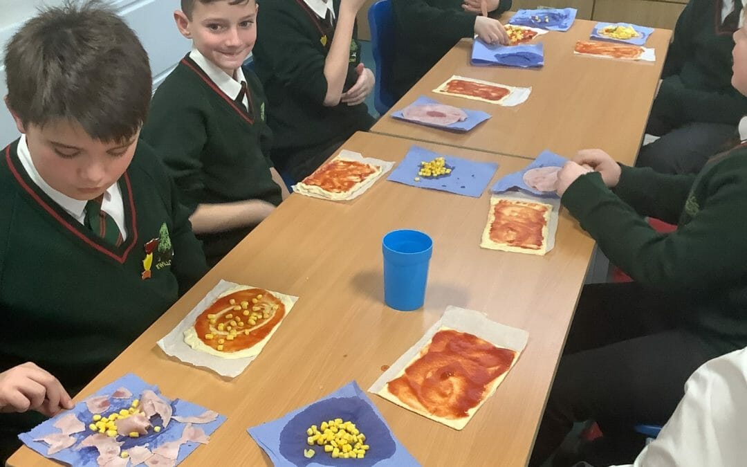 Year 6 Make Healthy Pizzas